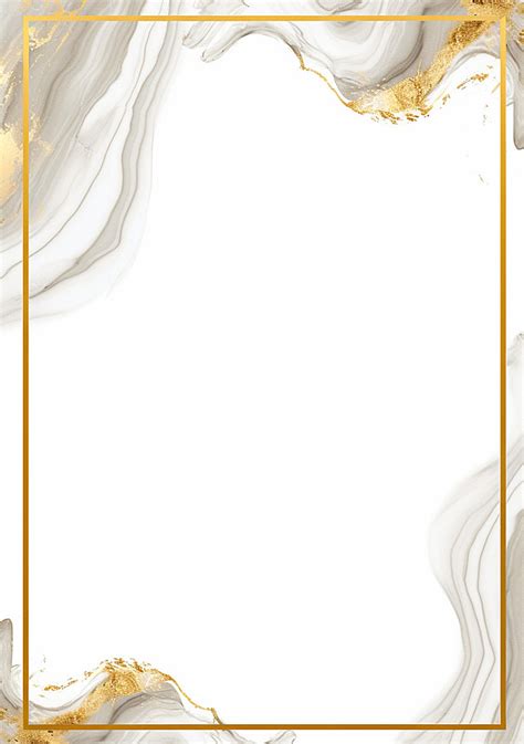 Gold And White Modern Marble Page Border Background Wallpaper Image For ...