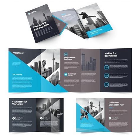 Creative Business Trifold Brochure Template Premium Ai Generated Image