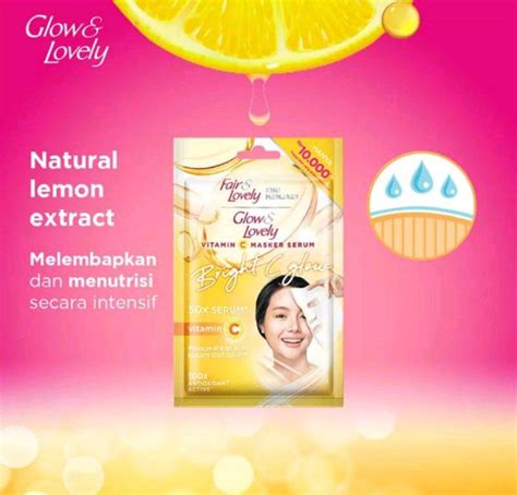 FAIR LOVELY Multivitamin Serum Sheet Mask 20g Lazada Indonesia