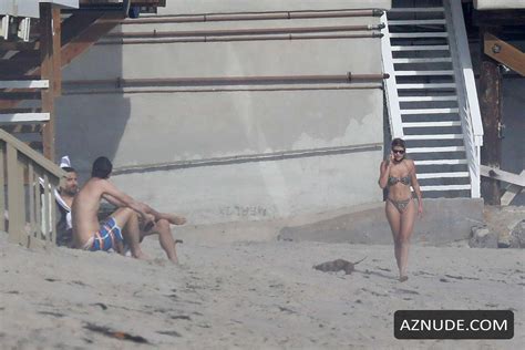 Sofia Richie Wears A Leopard Print Bikini While Tanning Her Fit Figure With Bf Scott Disick And