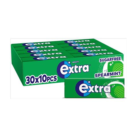 Extra Spearmint Sugarfree Chewing Gum 10 Pieces Best One