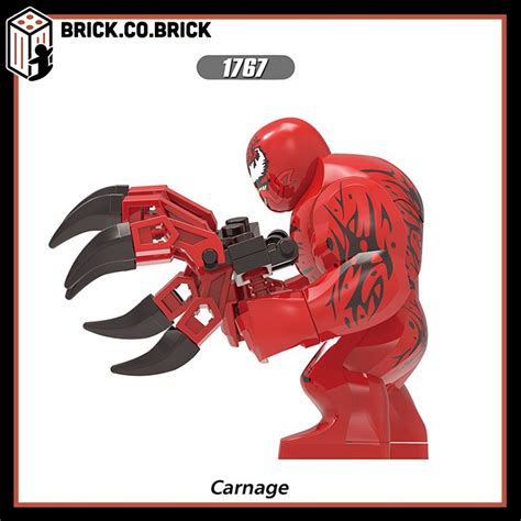 Carnage Marvel Minifigure Ch I L P R P M H Nh Si U Anh H Ng Venom