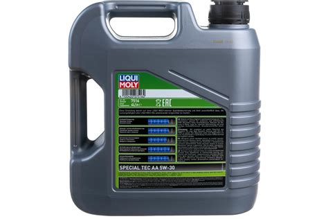 НС синтетическое моторное масло LIQUI MOLY Special Tec AA 5W 30 4л 7516