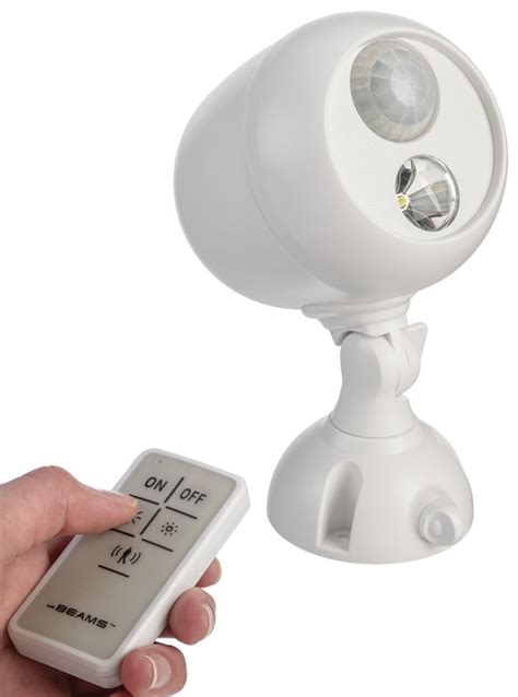 Wireless LED Remote Control Spotlight With Motion Sensor