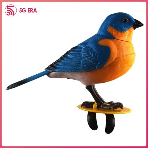 Singing And Chirping Bird Sound Activated And Battery Operated Parrot Toy Figurine Toy Shopee