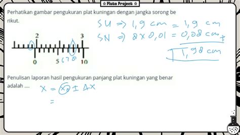 Detail Contoh Soal Pengukuran Jangka Sorong Koleksi Nomer