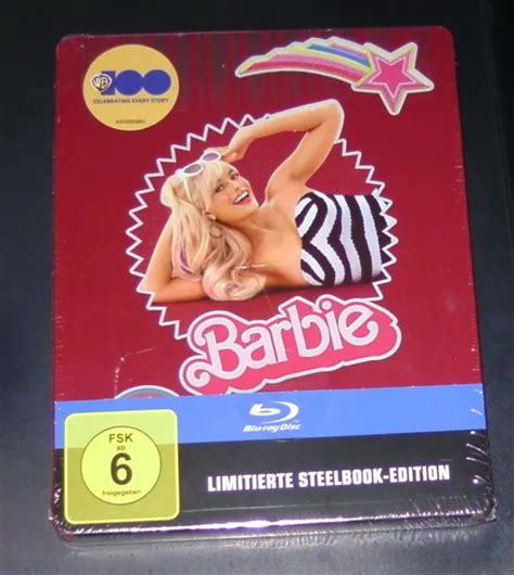 Barbie With Margot Robbie Limited Steelbook Blu Ray Faster Shipping New