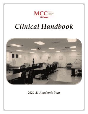 2020 2024 Form Mohave Community College PTA Program Clinical Handbook