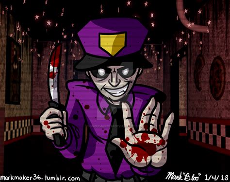 William Afton, the Purple Guy by MarkMaker36 on DeviantArt