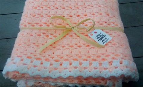 Peaches And Cream Crochet Baby Blanket Baby Blanket Crochet Crochet