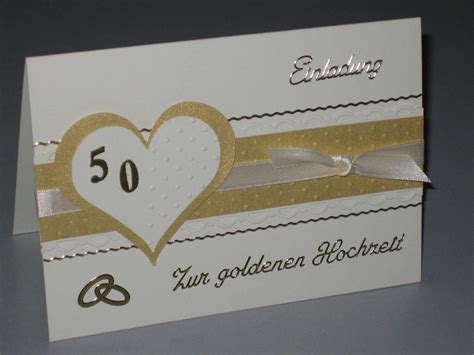 Einladungskarten Goldene Hochzeit Selbst Gestalten