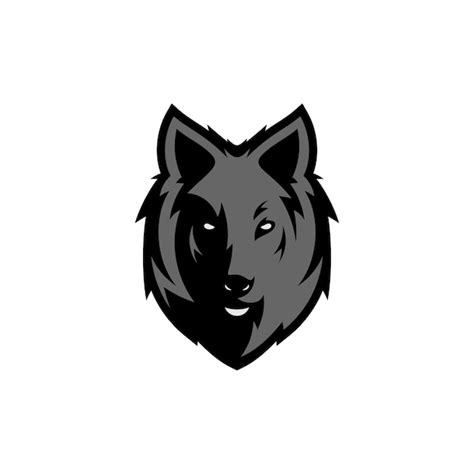 Premium Vector Wolf Head Illustration Logo Design Wolf Mascot Vector