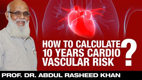 How To Assess Your Ten Years Cvd Risks Youtube