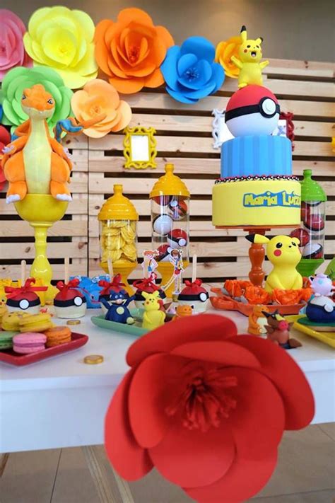 Bright Girly Pokémon Birthday Party Karas Party Ideas Pokemon