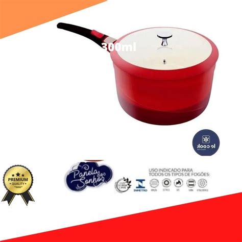 Panela Le Cook Red Collection Cm Cabo Destacavel Submarino