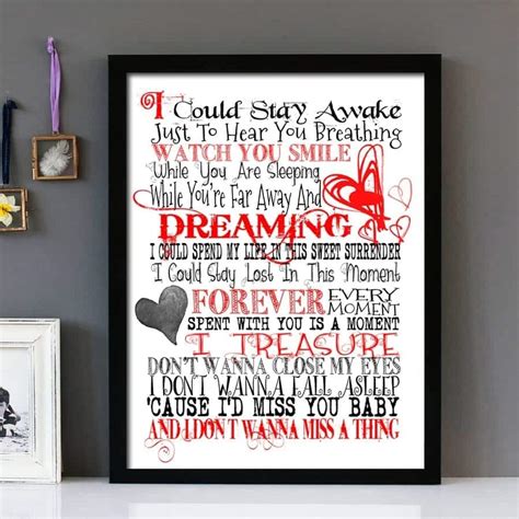 Aerosmith Don't Wanna Miss A Thing Lyrics