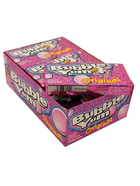 Bubble Yum Original Big Pack 12 Pack Bubble Yum Bubble Gum Flavor