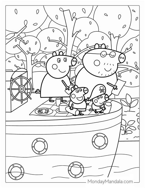 peppa pig  coloring pages
