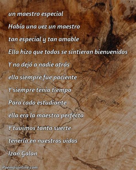 Cinco Mejores Poemas Para Una Maestra Especial Poemas Online 149280 Hot Sex Picture