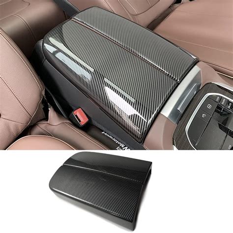 Carbon Fiber Color Car Center Armrest Box Cover Inner