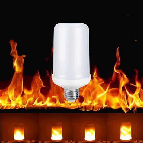 Led E Smd Flame Flickering Effect Light Bulb