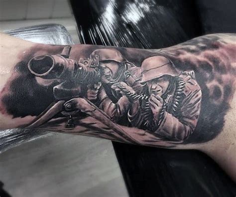 70 WW2 Tattoos For Men - Memorial Military Ink Design Ideas