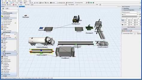 FlexSim Tutorial Fluid Objects Part 6 플렉심 튜토리얼 FlexSim Fluid