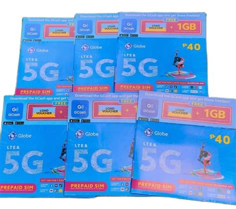 5g Lte Sim Card Tm Globe Smart Tnt Dito Tri Cut Prepaid Sim Cards