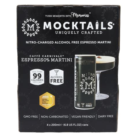 Mocktails Espresso Martini 4pk 6 8oz Can Delivered In As Fast As 15