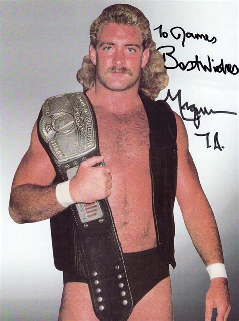 Download American Wrestler Magnum Ta Autographed Printed Portrait