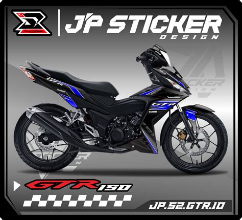 GTR STICKER STRIPING GTR 150 STIKER MOTOR HONDA SUPRA GTR 150 LIST