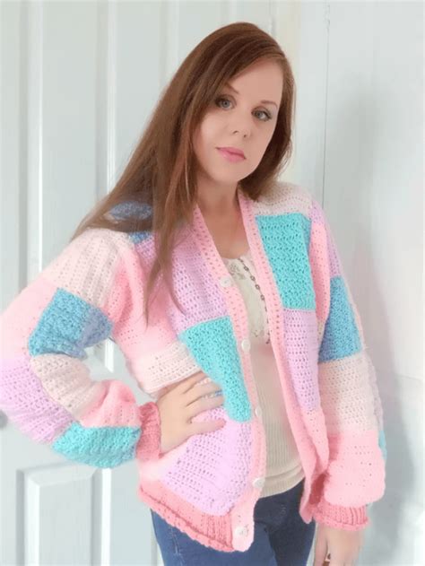 Patchwork Cardigan Crochet Patterns Beautiful Dawn Designs