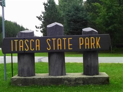 Entrance Sign Picture Of Itasca State Park Lake Itasca Tripadvisor