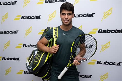 World No Carlos Alcaraz And Babolat The World Leading Tennis Brand