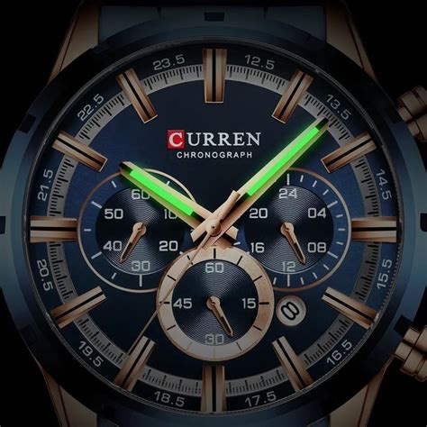 Curren 8355 Reloj De Cuarzo Con Correa De Acero Inoxidable. | Meses sin ...