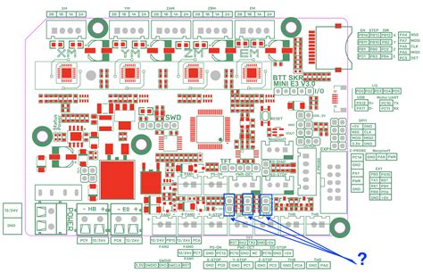 Vtt Skr Mini E3 V3 Détourage Id De Broche De Référence Sans Capteur