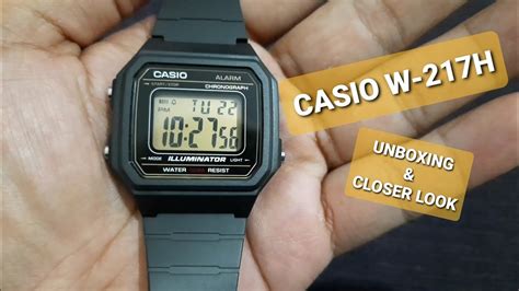 Casio W H Unboxing Closer Look Digital Watch Youtube