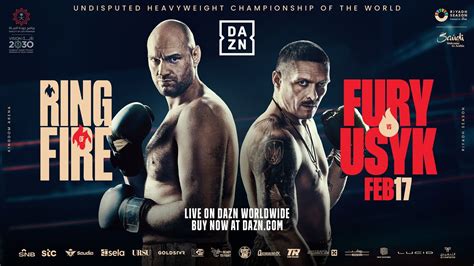 Ring Of Fire Fury Vs Usyk Live On Dazn Youtube