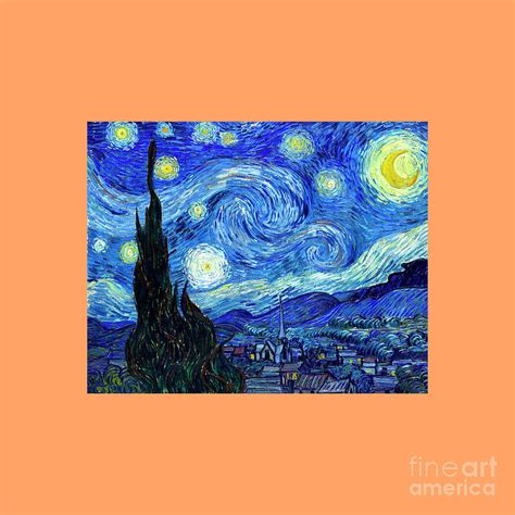 Van Gogh Starry Night Drawing By Jeremy S Boudreau Fine Art America