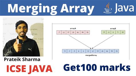 How To Merge Array Merging In Java Class X ICSE 100 MARKS In 28 Days