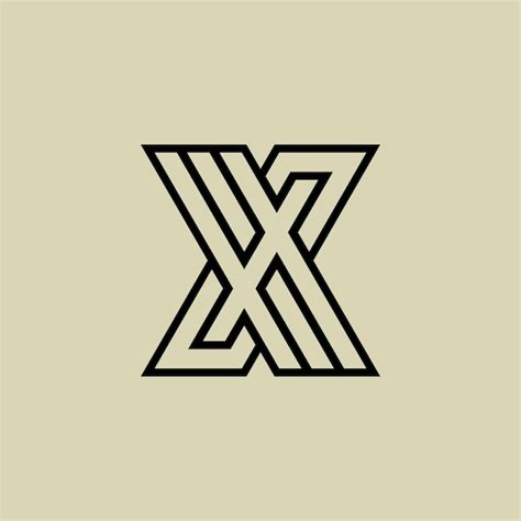 Premium Vector Initial Letter Xg Or Gx Monogram Logo