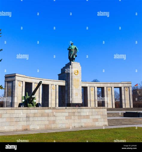 Soviet War Memorial In Berlin Tiergarten Germany Monument Of Soviet