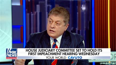 Fox News Judge Andrew Napolitano Trump Cant Say Impeachment ‘unfair