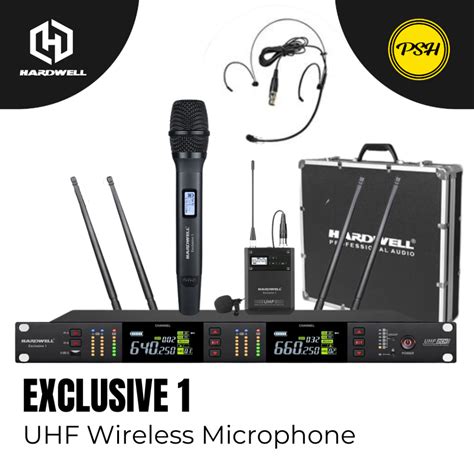 Jual Hardwell Exclusive 1 Exclusive 1 Mic Wireless UHF Clip On Headset