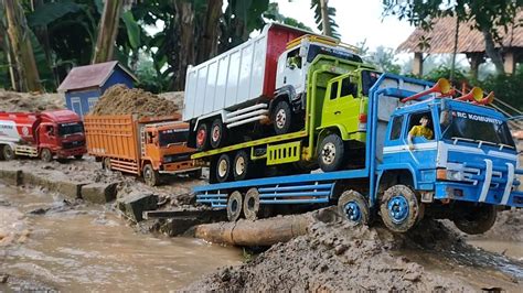 Towing Muat Towing Rc Truk Fuso Super Great Muat Yunit Sekagus