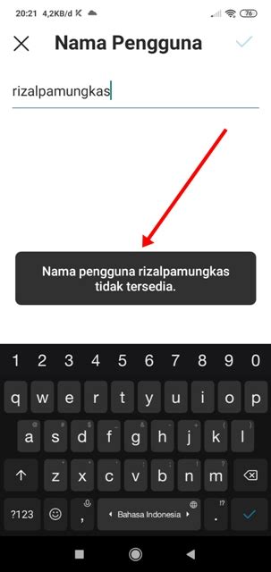 Cara Mengganti Nama Pengguna Di Instagram Yang Tidak Tersedia