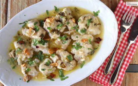 Cocochas de bacalao en salsa verde la receta más sencilla