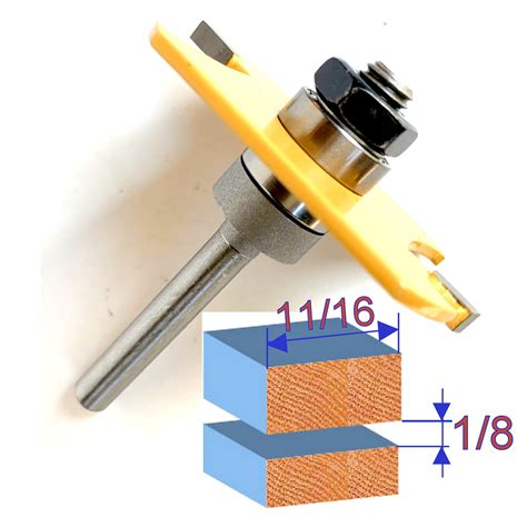 1 Pc 14 Sh 2 Diameter 18 Kerf Cut Off Deep 1116 Slot Router Bit