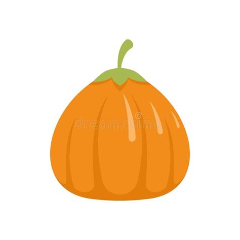 Verde Del Vector Del Icono De La Calabaza Ilustraci N Del Vector