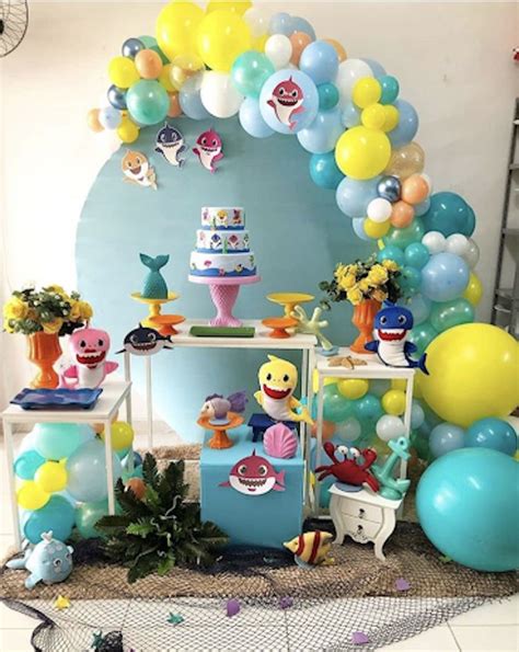 Decora O Baby Shark Veja Ideias Inspiradoras Para Festa